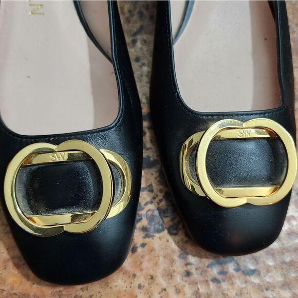 Stuart Weitzman Leather Anicia Pumps 25 - Picture 14 of 15
